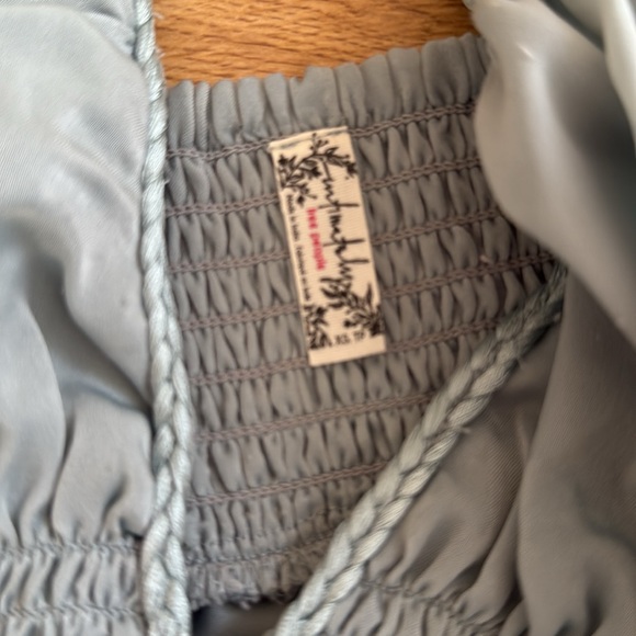 Free People Tops Bundle - Rust and Light Blue - Picture 2 of 5